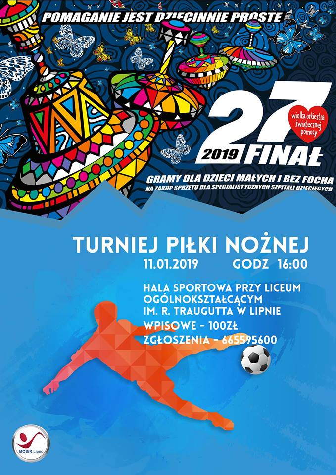 WOŚP 2019 - TURNIEJ PIŁKI NOŻNEJ HALOWEJ