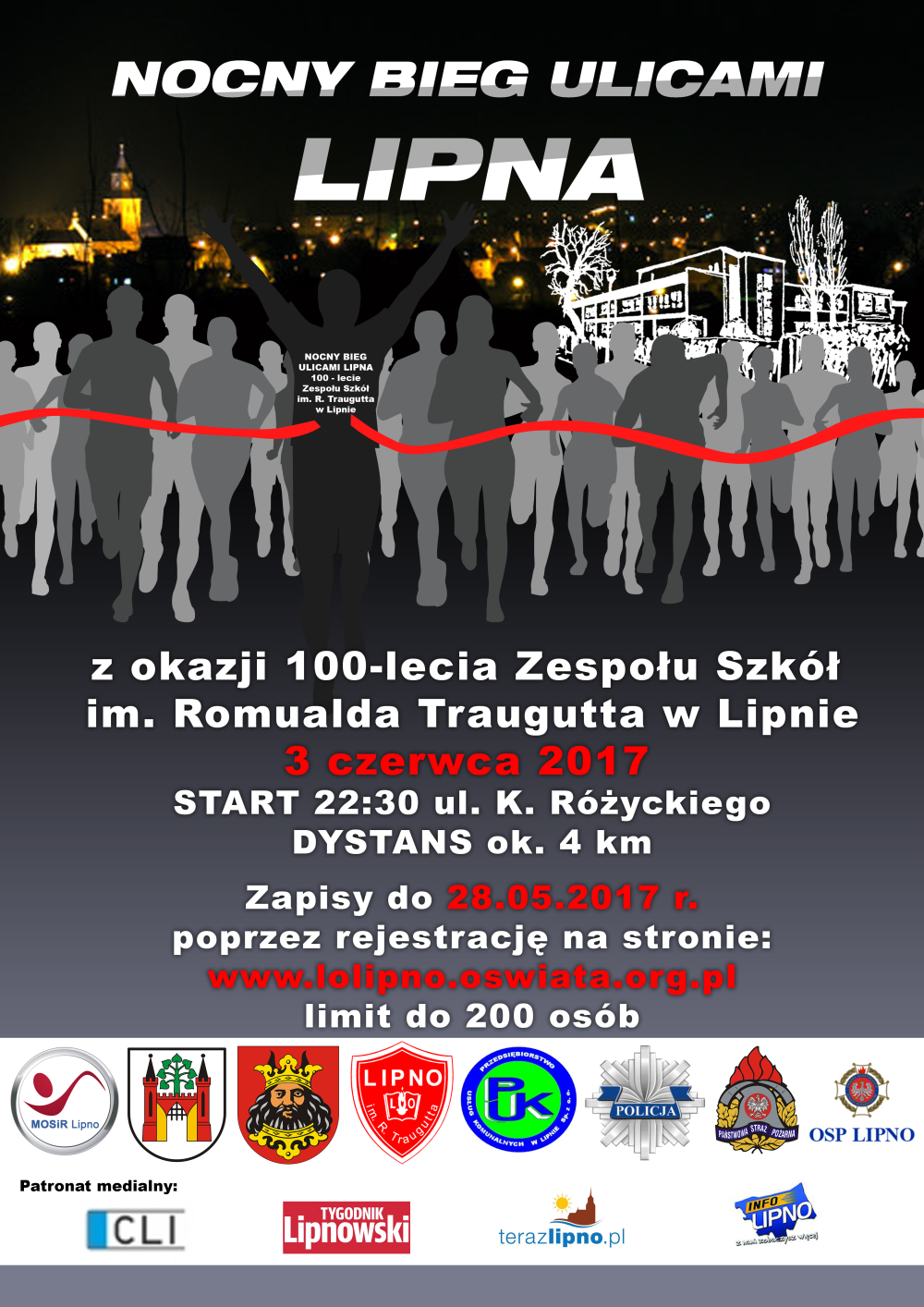 NOCNY BIEG ULICAMI LIPNA