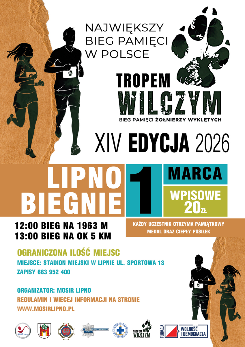 TROPEM WILCZYM - BIEG PAMIĘCI ŻOŁNIERZY WYKLĘTYCH 01.03.2026